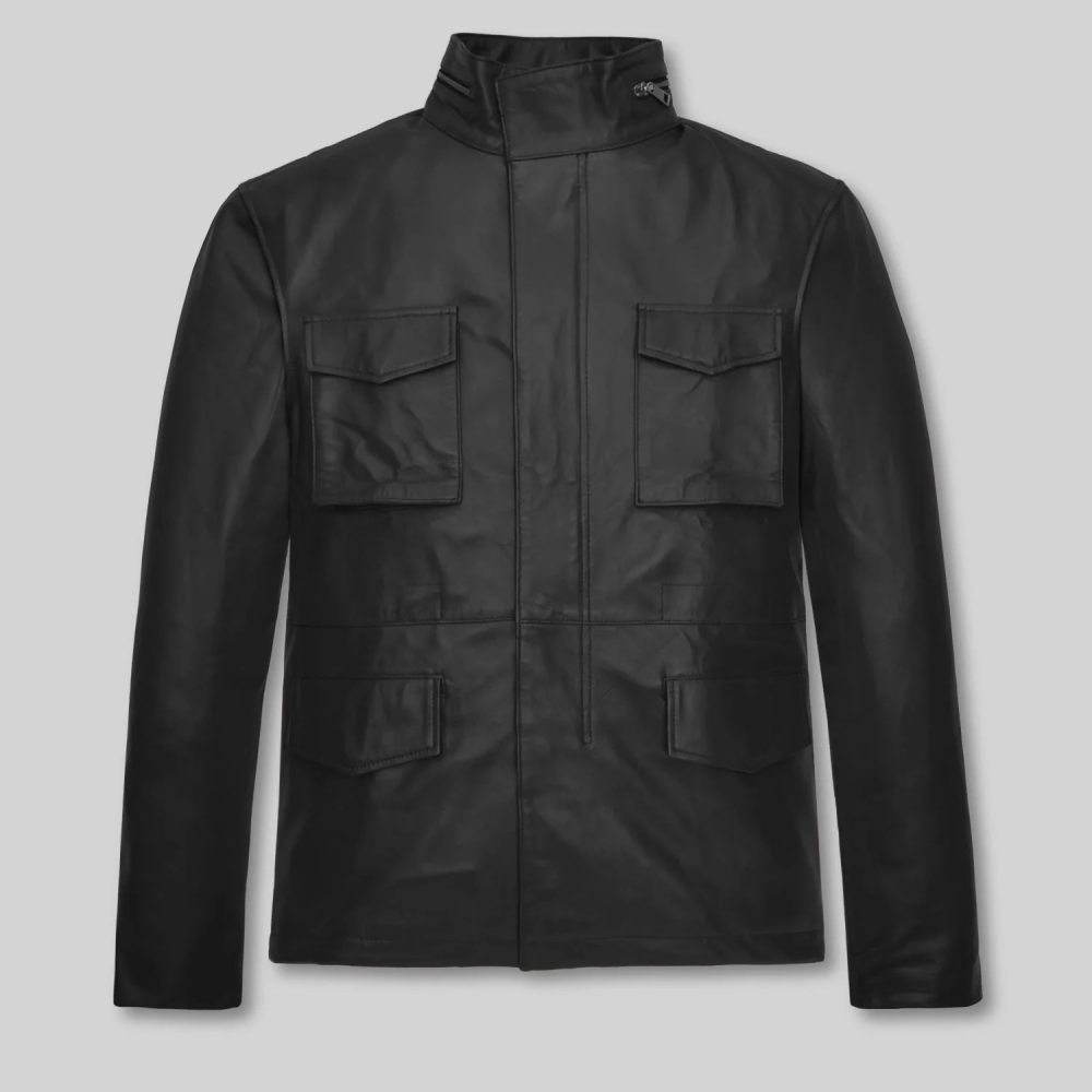Military M-65 Leather Jacket