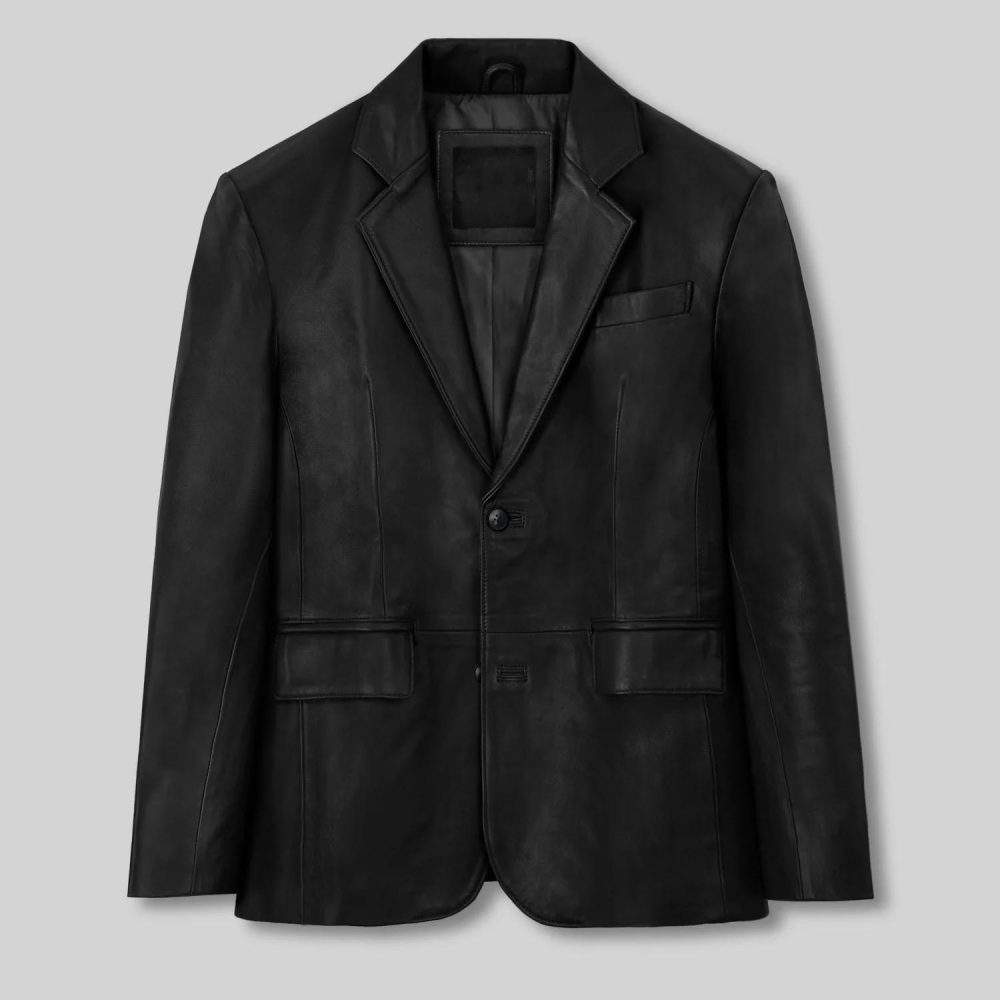 Leather Blazer