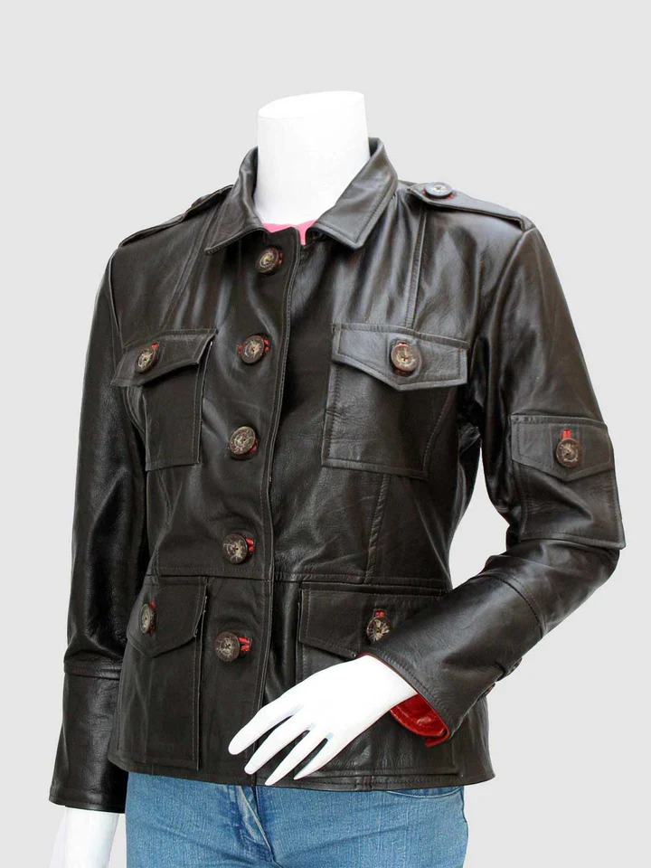 Women Leather Biker Jackets