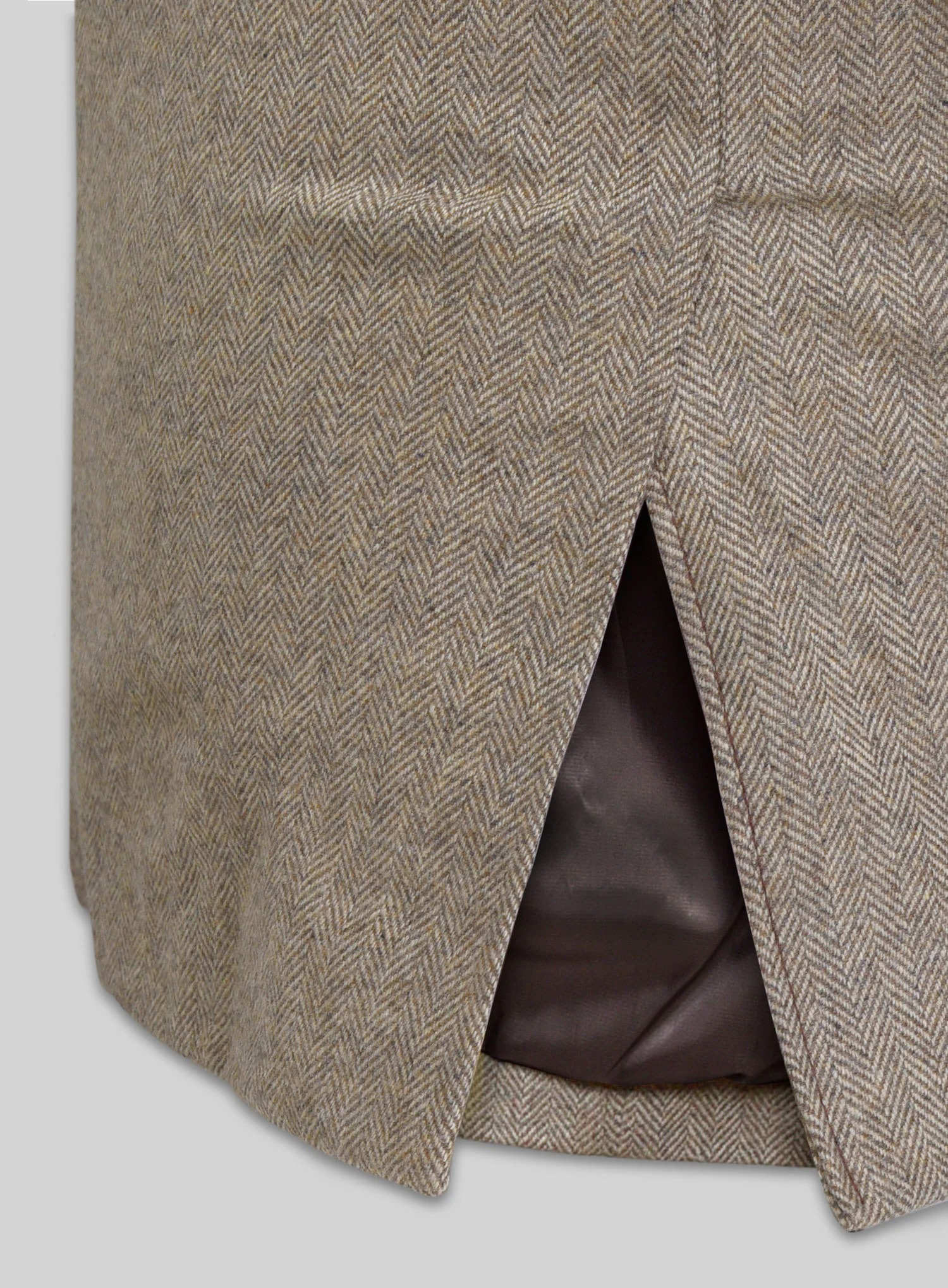 Tweed Leather Combo Blazer - Image 4
