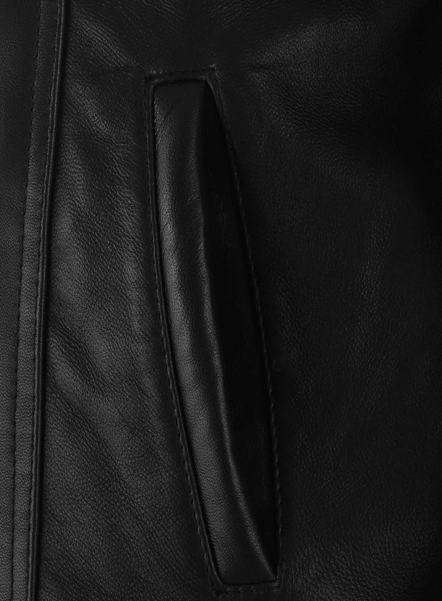 Leather Sherpa Jacket - Image 4