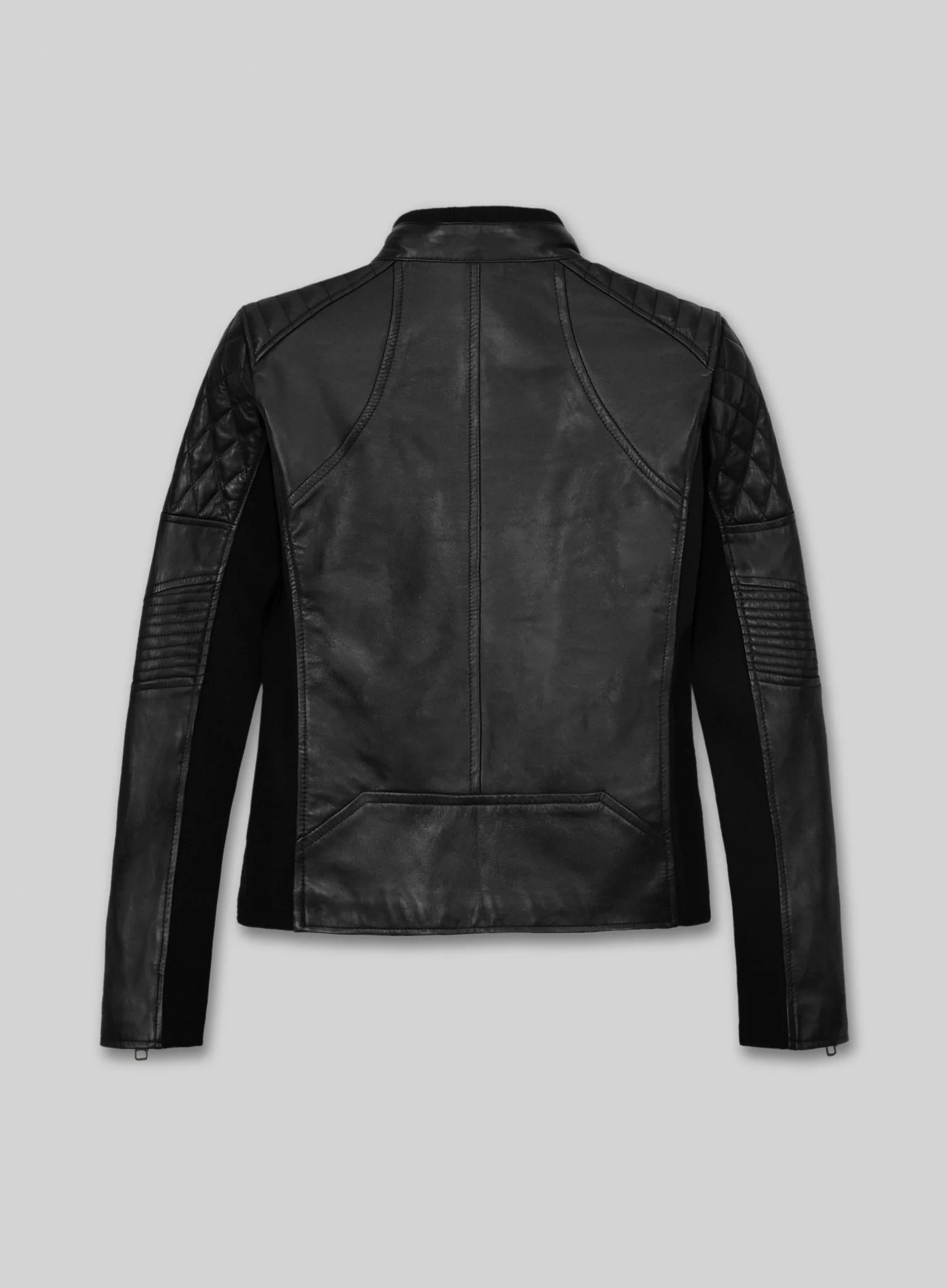 Modern Stretch Leather Jacket - Image 2