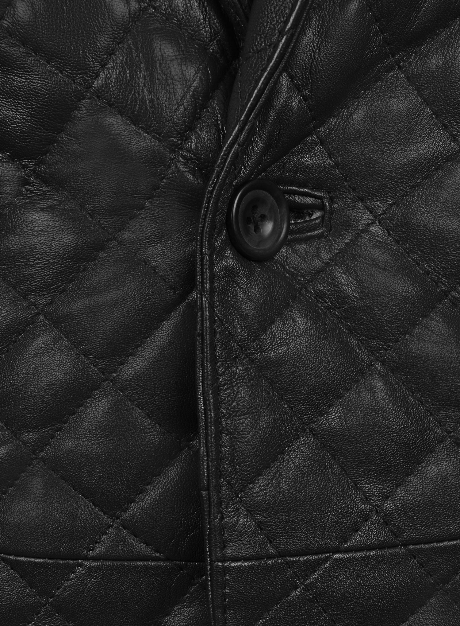 Bocelli Quilted Leather Blazer - Image 3