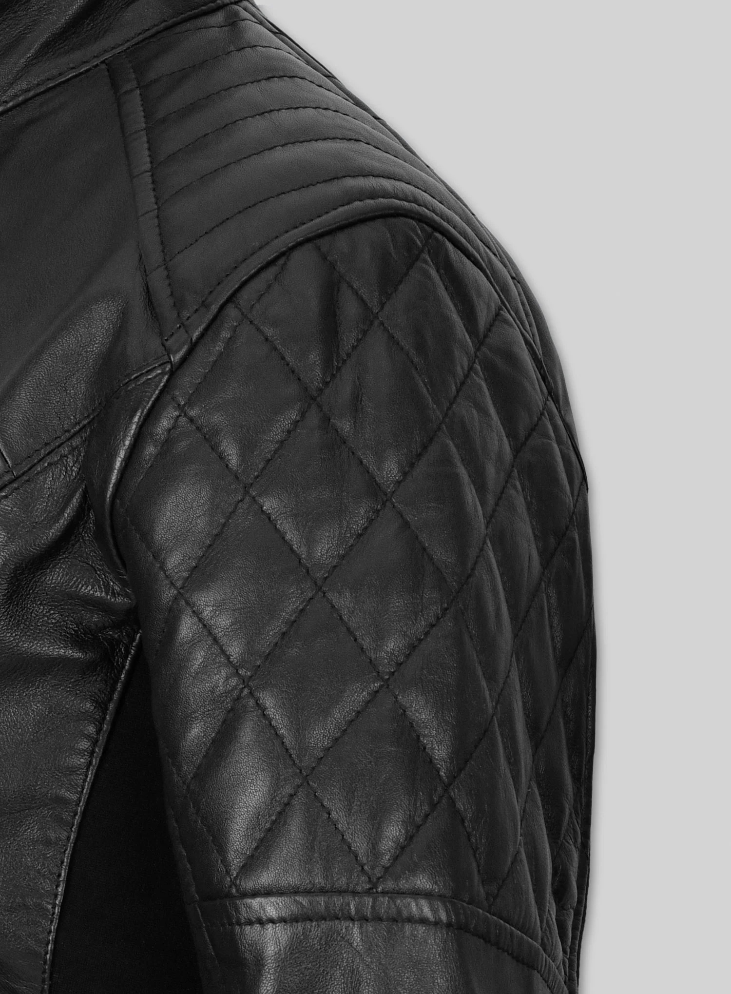 Modern Stretch Leather Jacket - Image 3