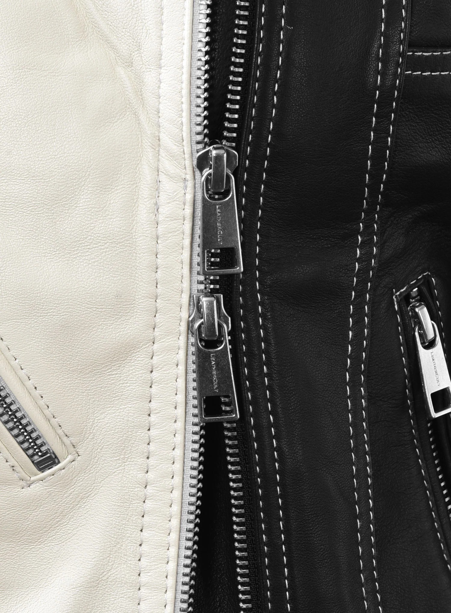 Moto Twister Leather Jacket - Image 4