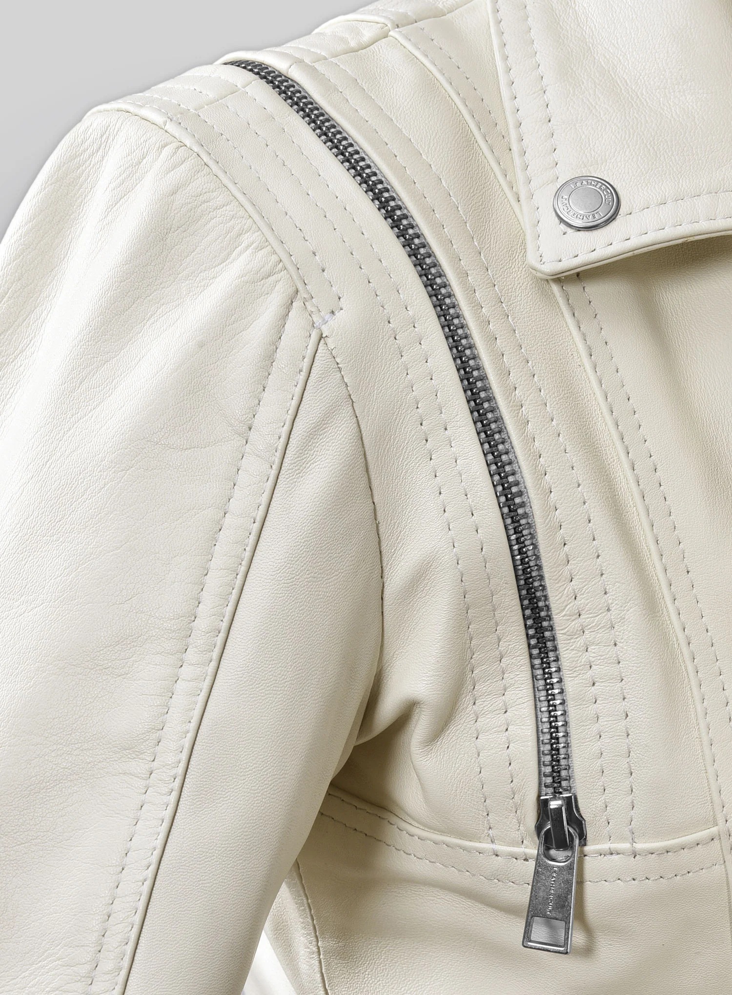 Moto Twister Leather Jacket - Image 5