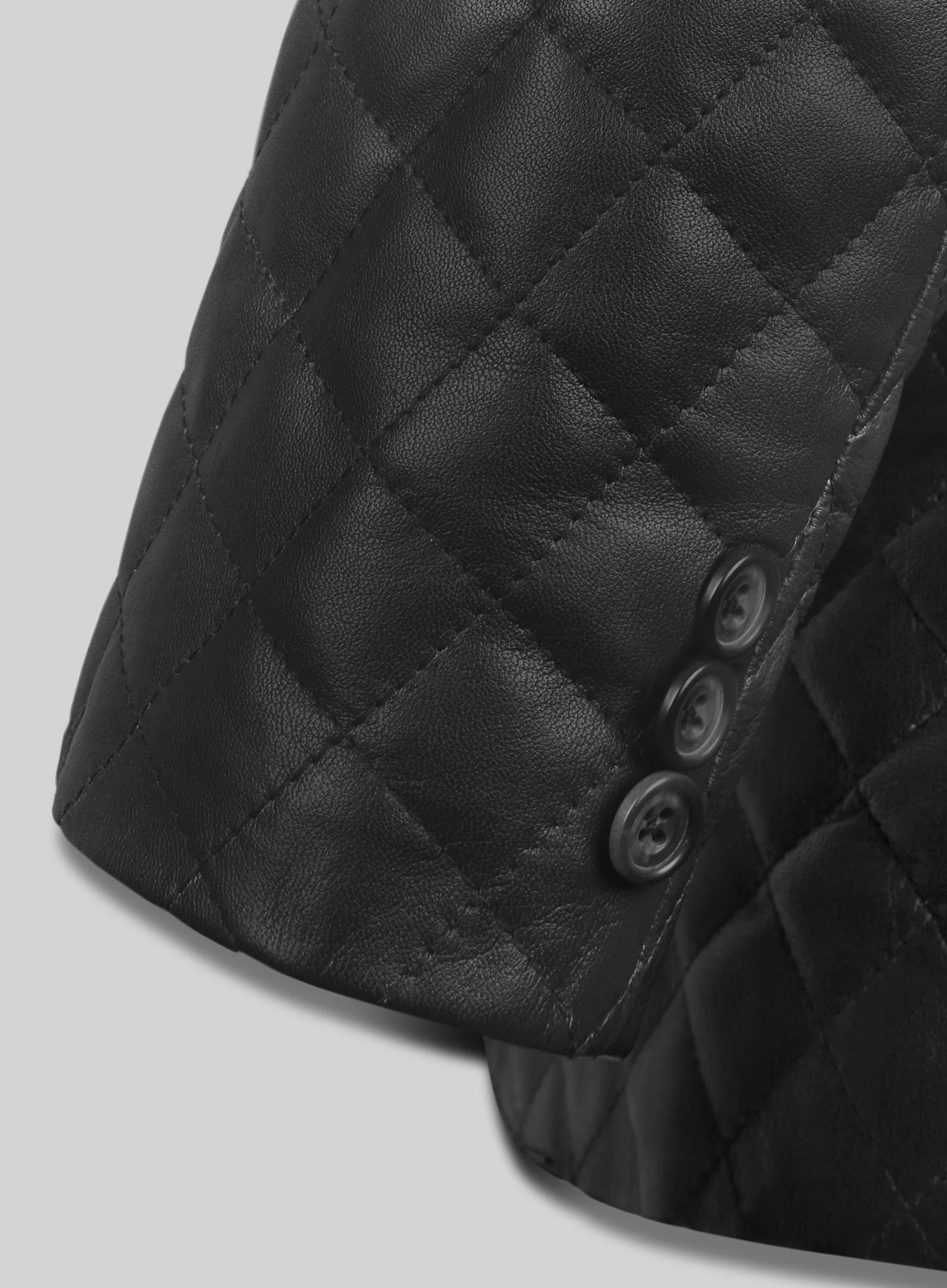 Bocelli Quilted Leather Blazer - Image 5