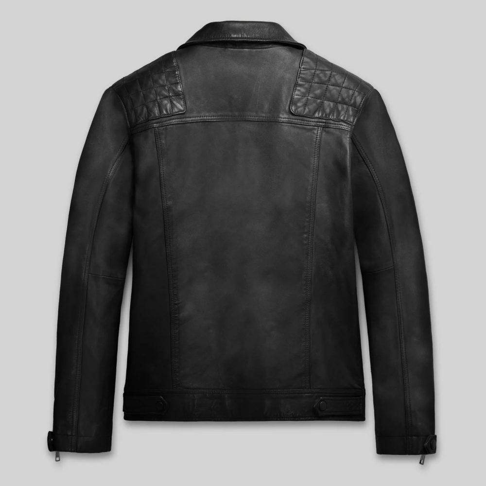 Ironwood Black Biker Leather Jacket