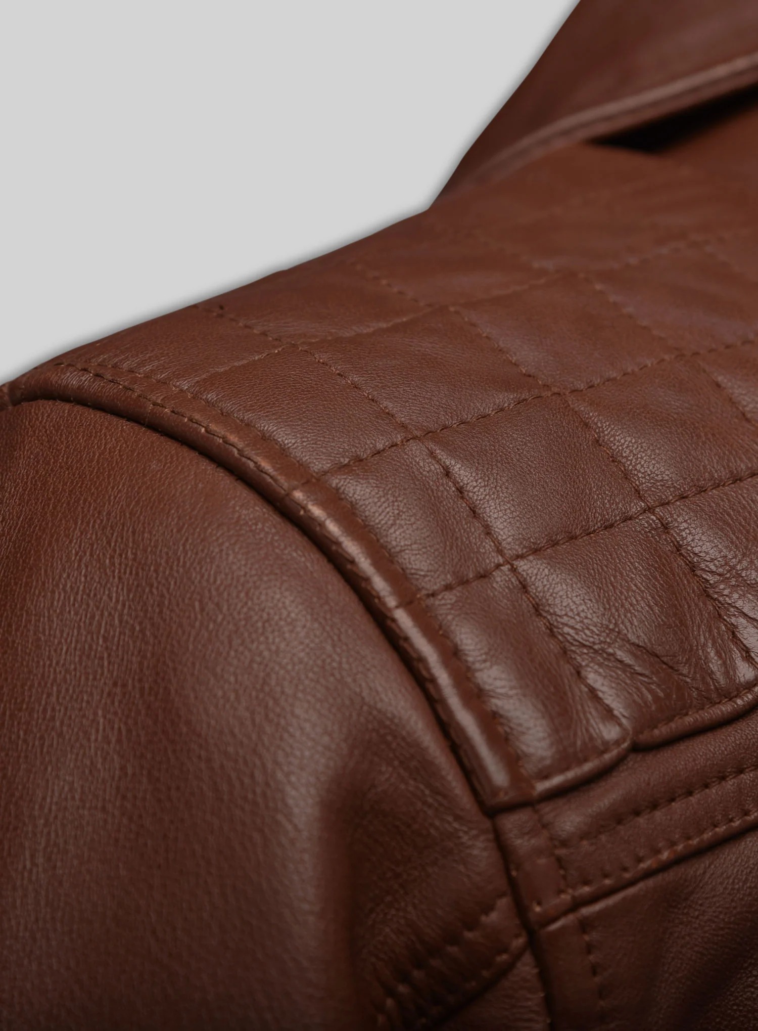 Ironwood Tan Biker Leather Jacket - Image 5