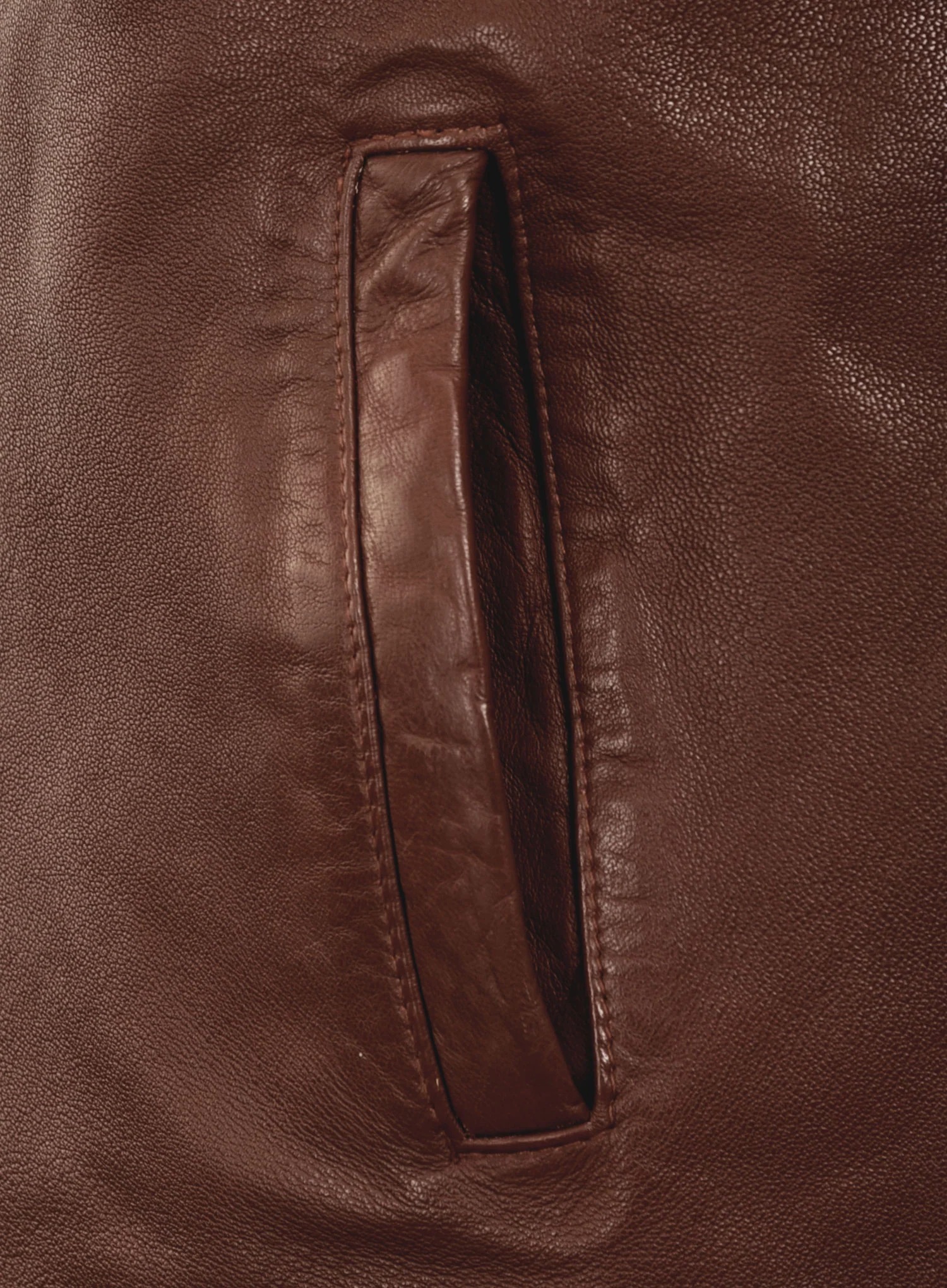 Motorad Tan Biker Leather Jacket - Image 4