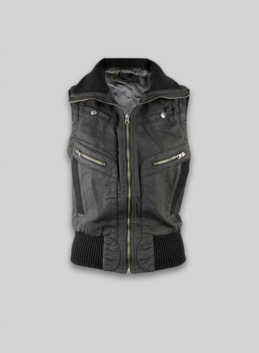 Leather Biker Vest