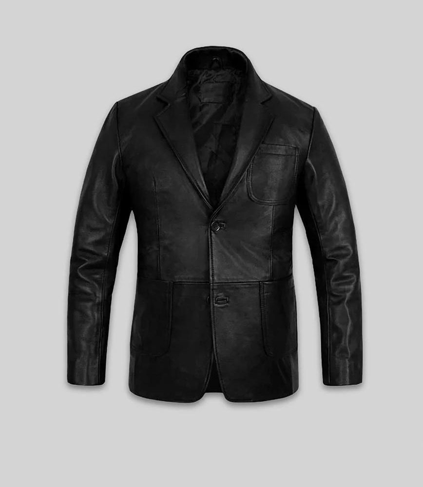 Leather Blazer