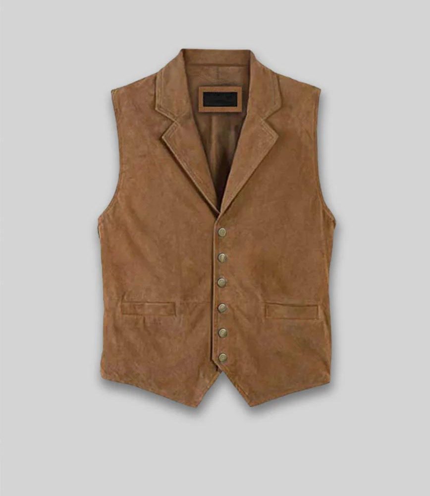 Leather Biker Vest
