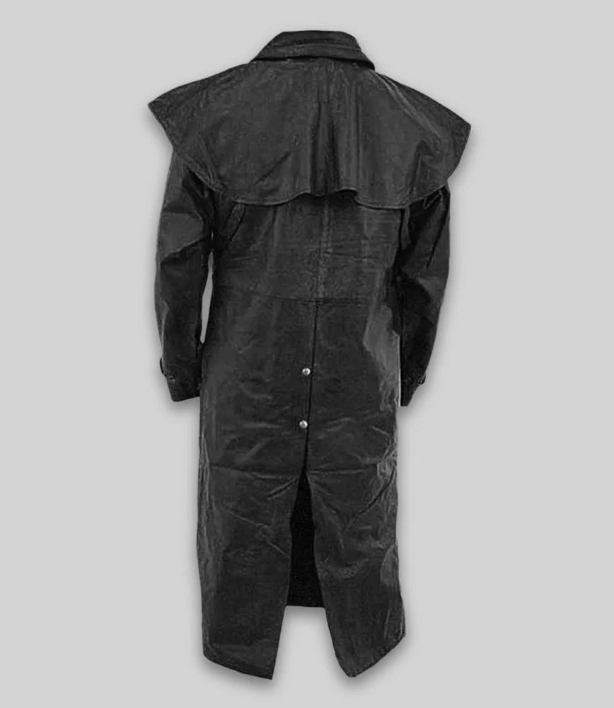 Leather Duster with Cape