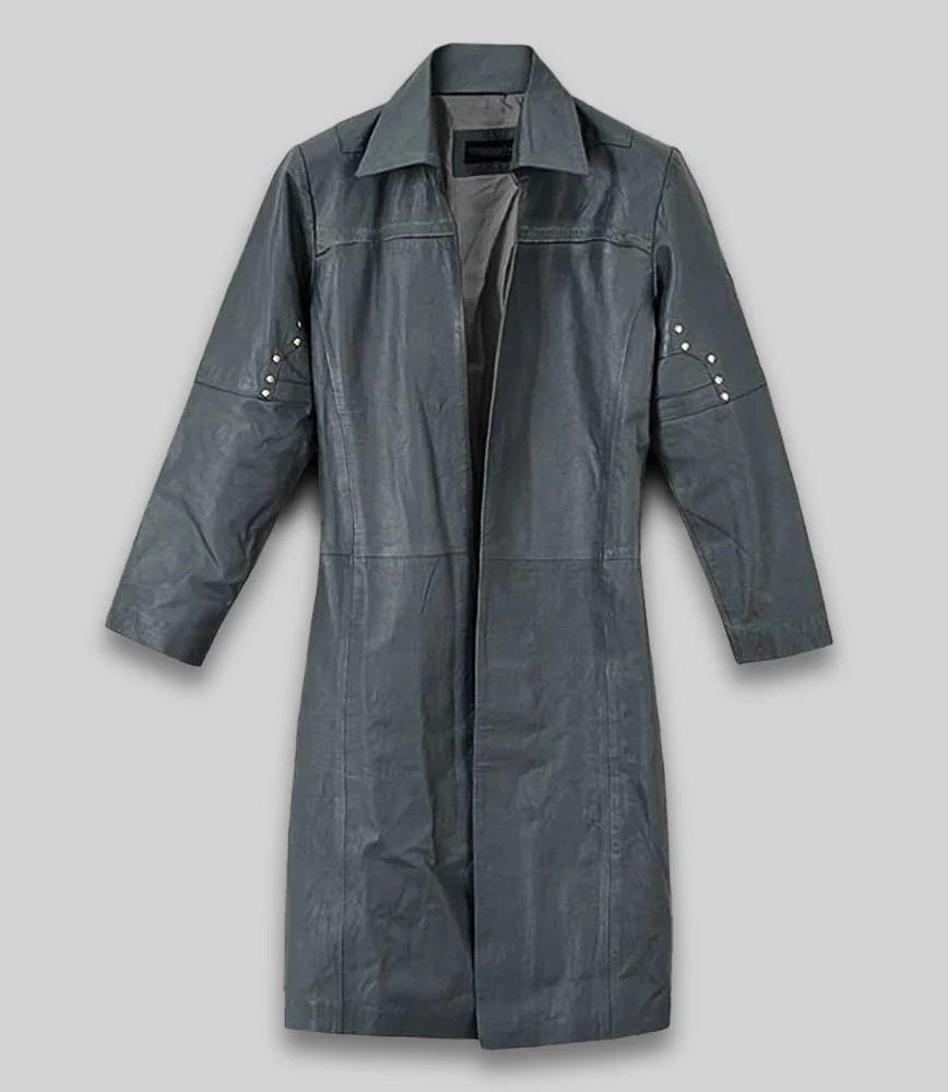 Idris Elba The Dark Tower Leather Long Coat