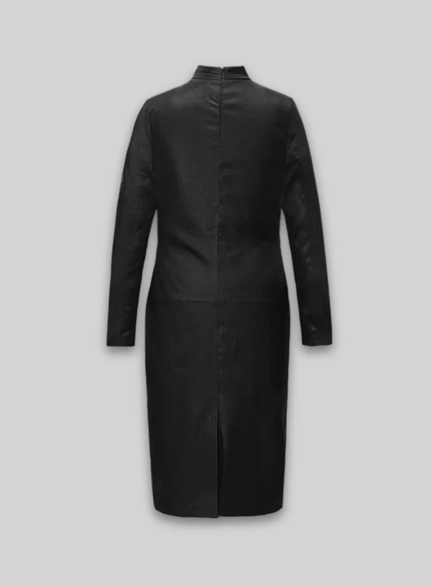 Rosie Huntington Leather Dress - Image 2