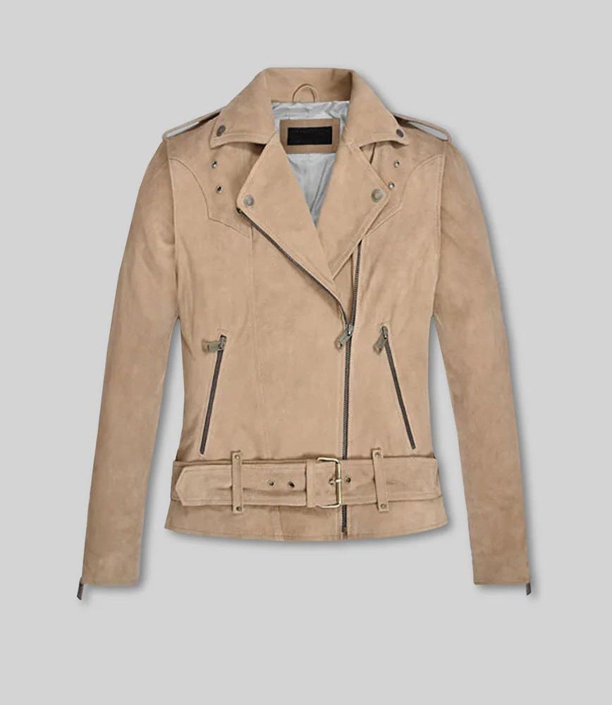 Wiella Biker Suede Leather Jacket
