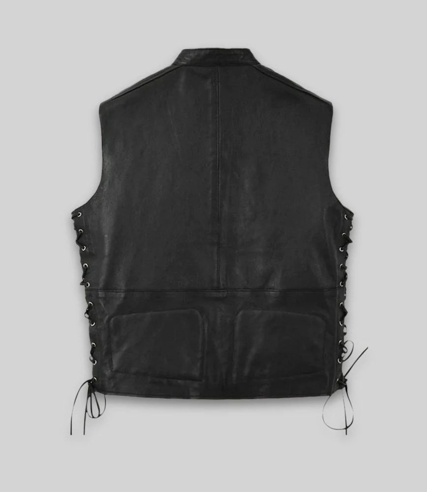 Leather Biker Vest