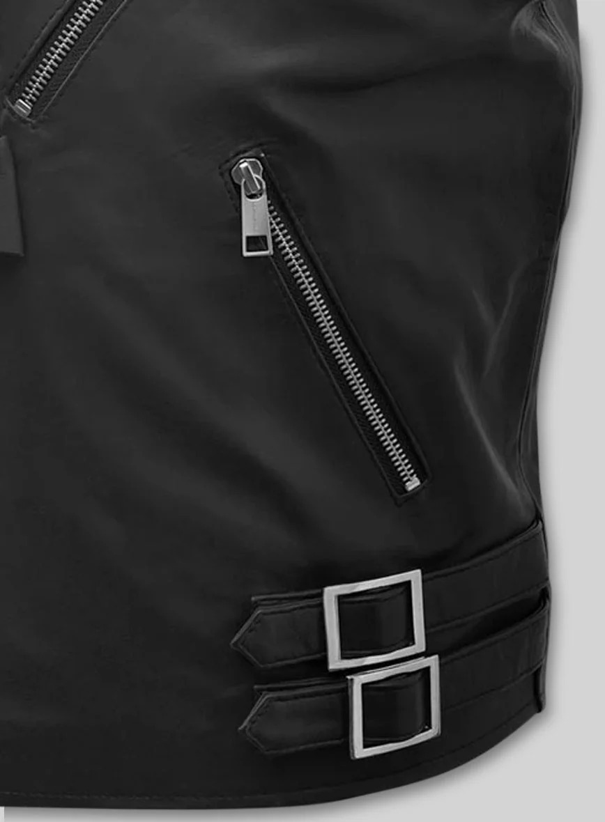 Leather Hood Vest - Image 4