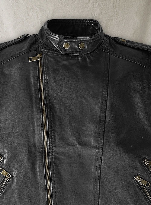 Leather Biker Vest - Image 4