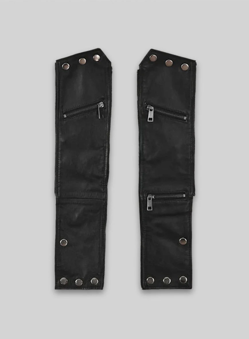 Leather Biker Vest - Image 5