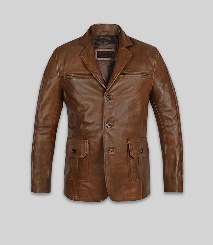 Leather Blazer