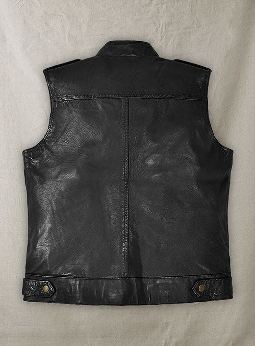 Leather Biker Vest