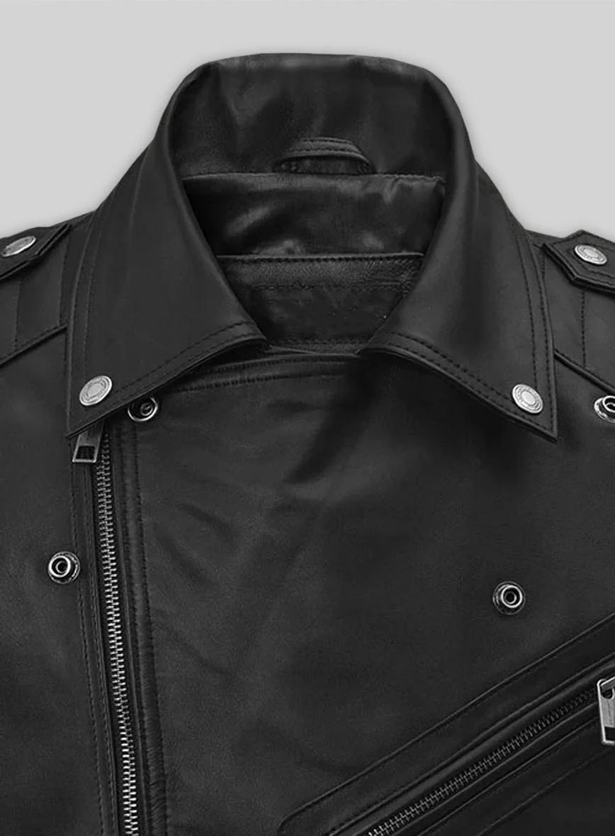 Leather Biker Vest - Image 3
