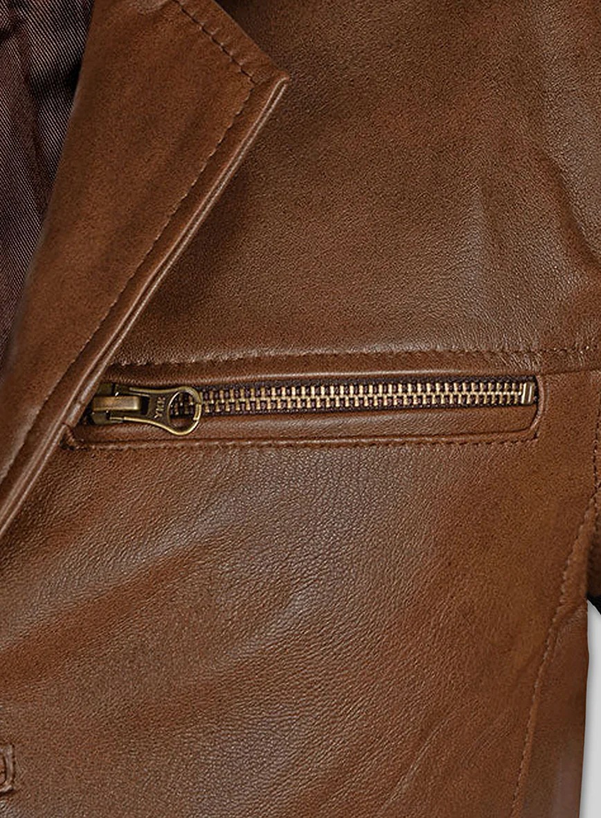 Leather Blazer - Image 3