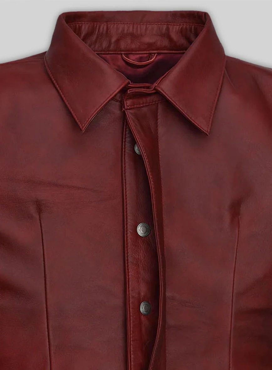 Spanish Red Leather Top Style - Image 3