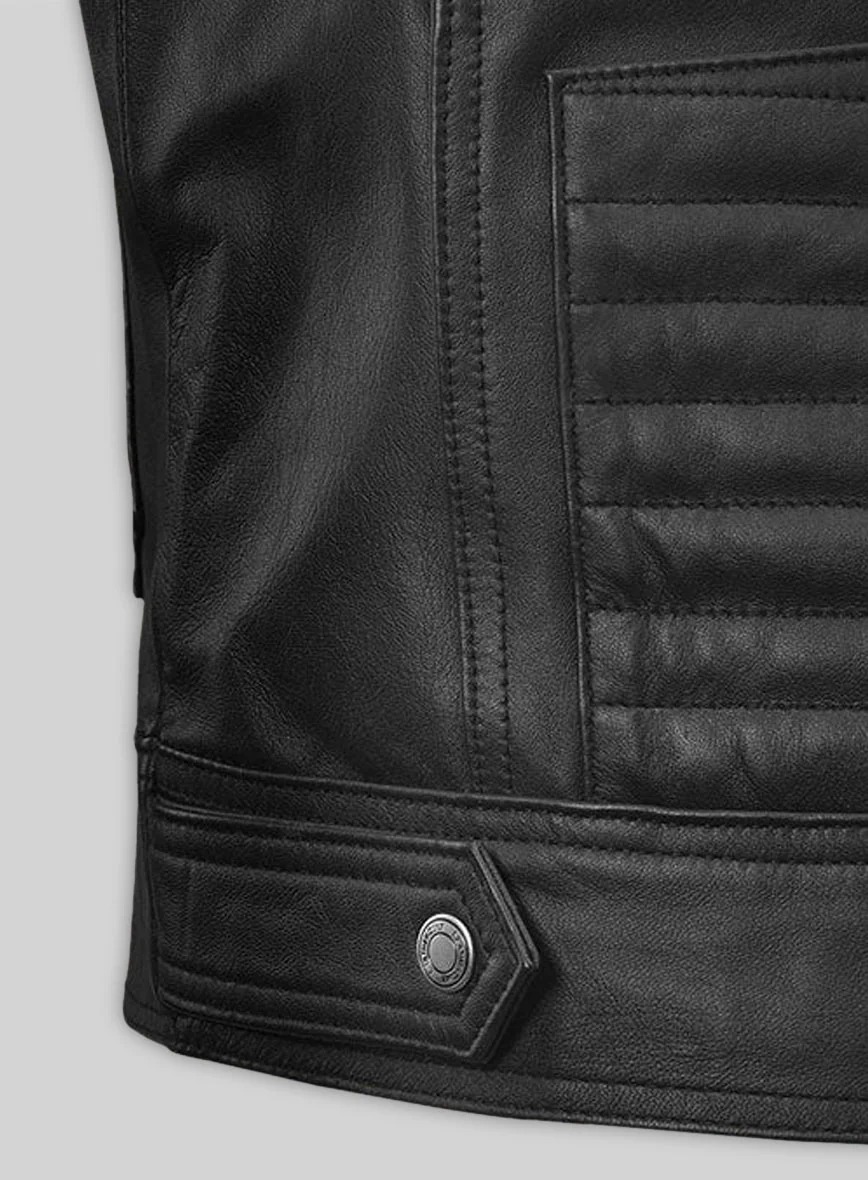 Leather Biker Vest - Image 5