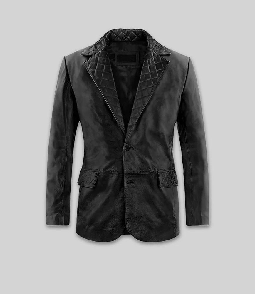 Harper Leather Blazer