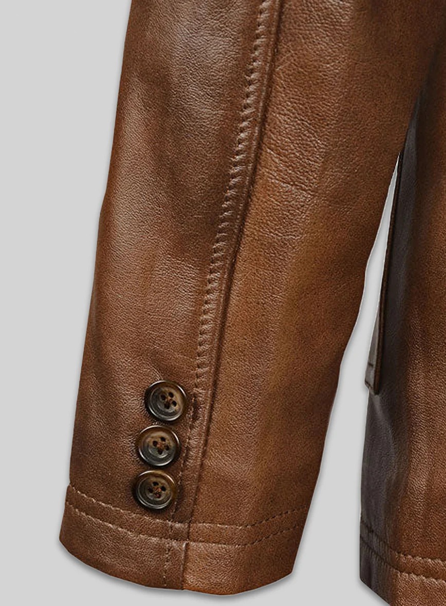 Leather Blazer - Image 5