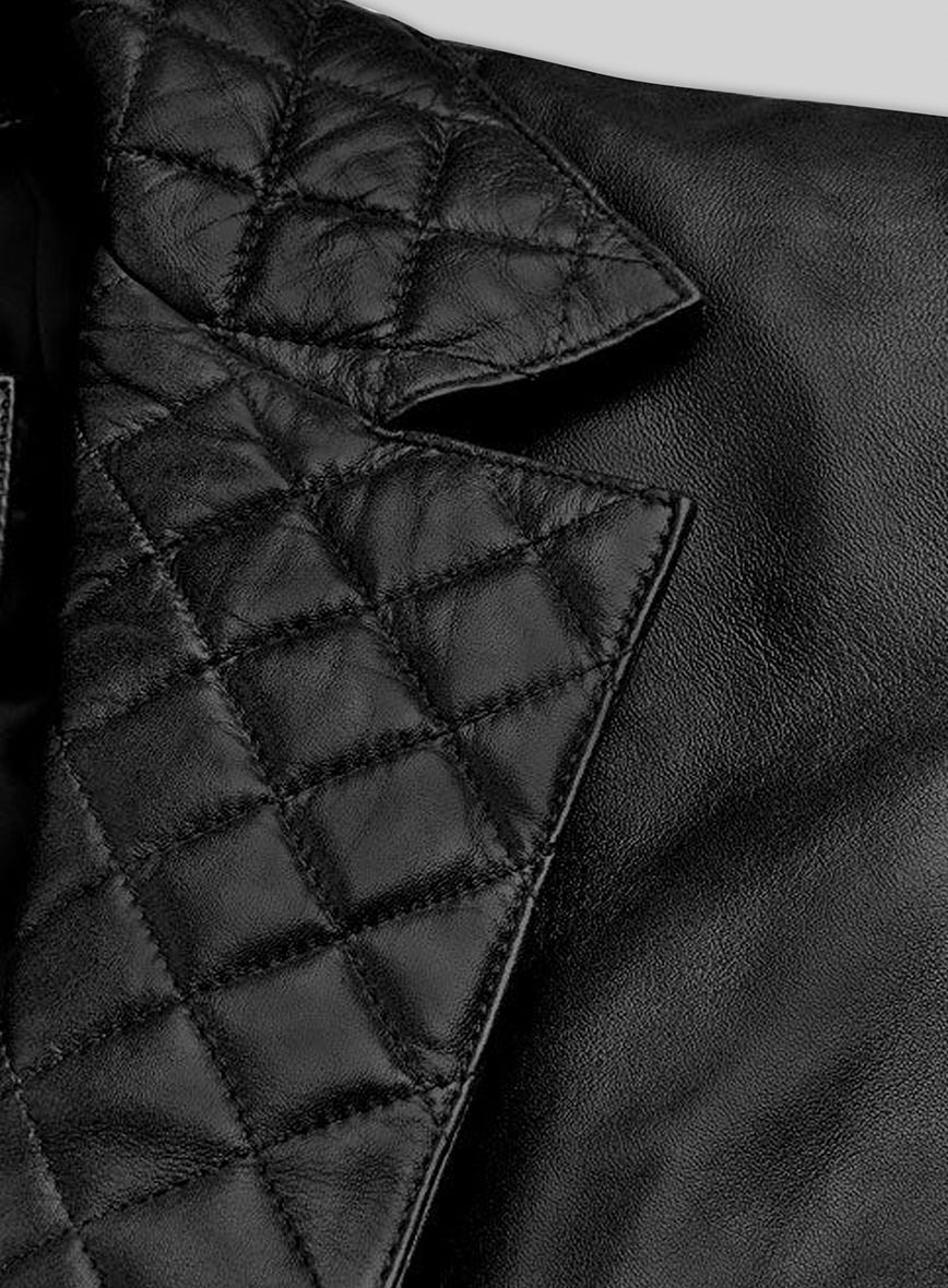 Harper Leather Blazer - Image 3