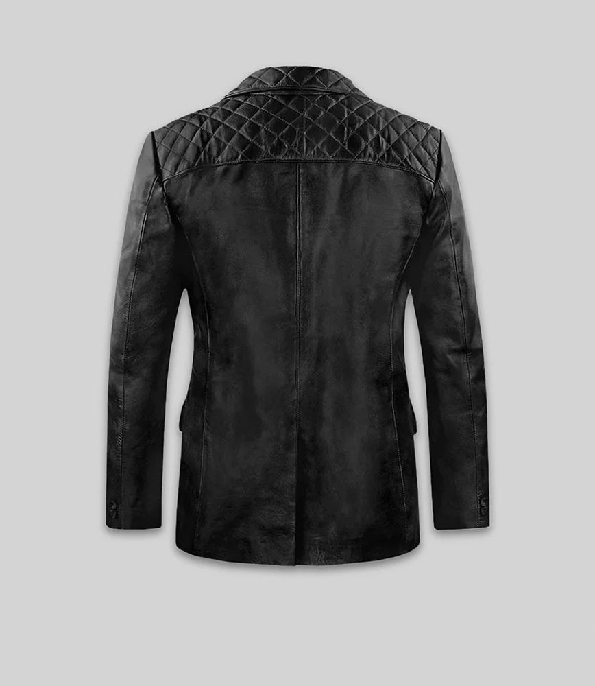 Harper Leather Blazer