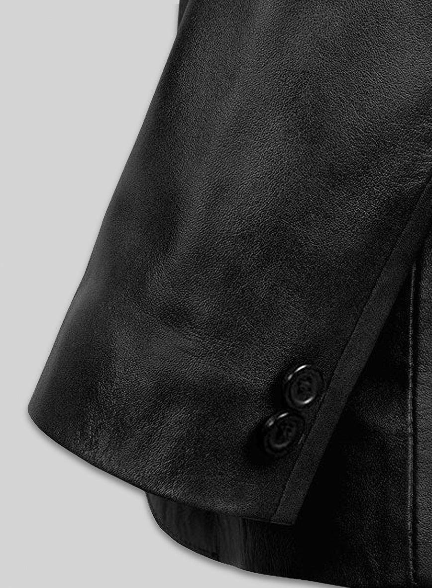 Harper Leather Blazer - Image 6