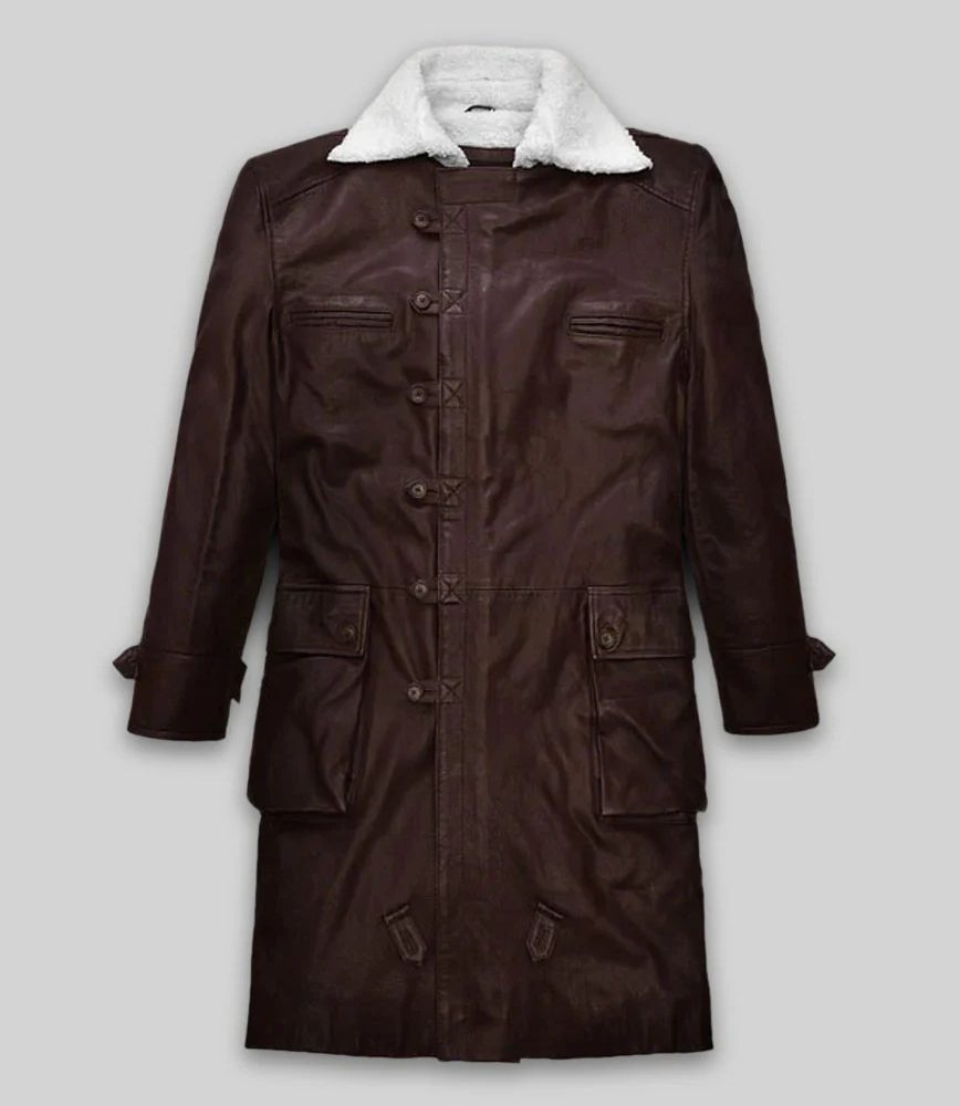 Tom Hardy The Dark Knight Rises Leather Trench Coat