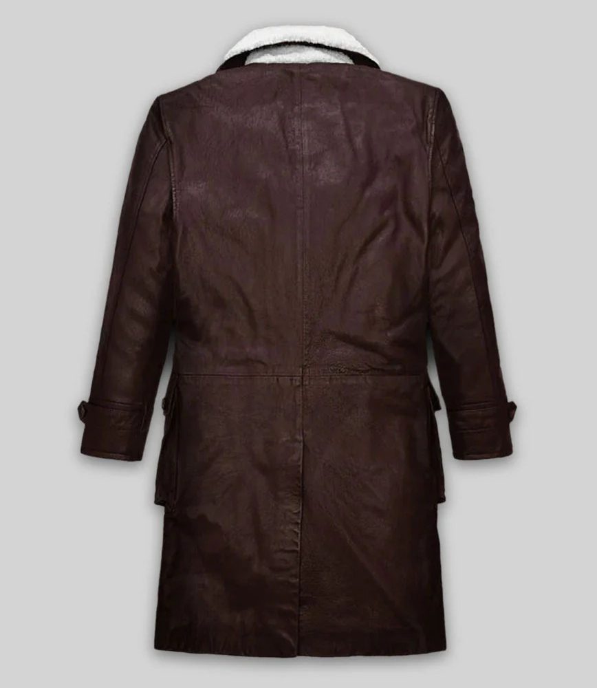 Tom Hardy The Dark Knight Rises Leather Trench Coat