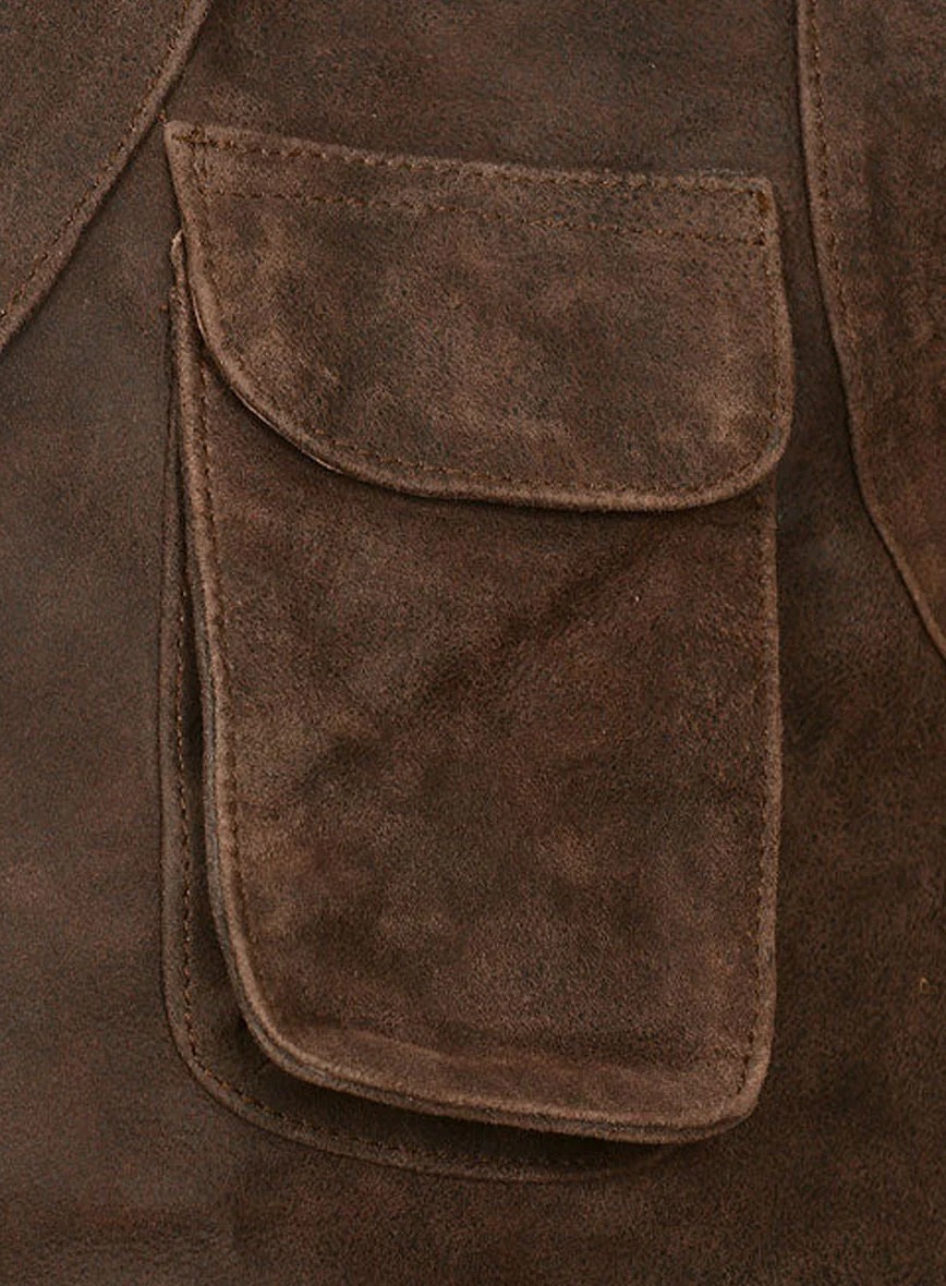 Chris Pratt Jurassic World Leather Vest - Image 4