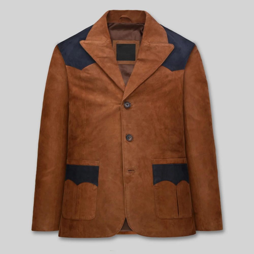 Suede Western Leather Blazer