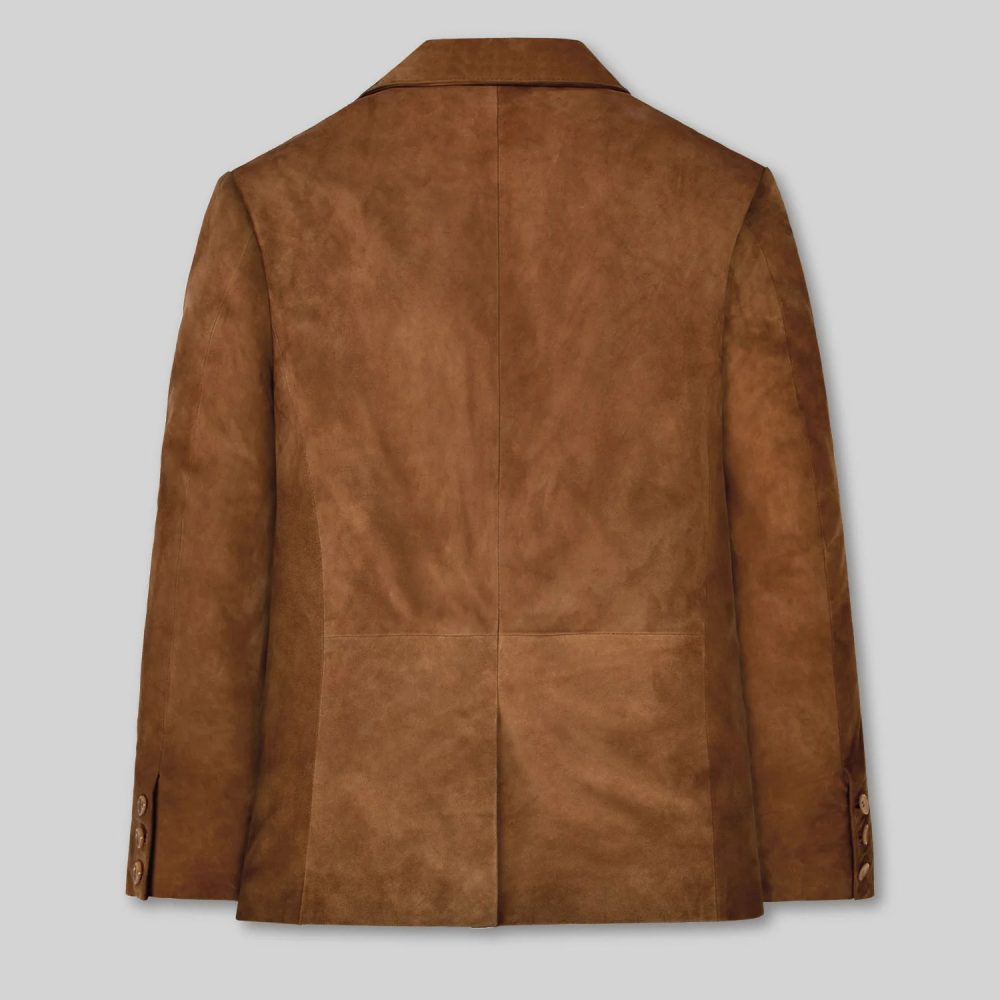 Suede Leather Blazer