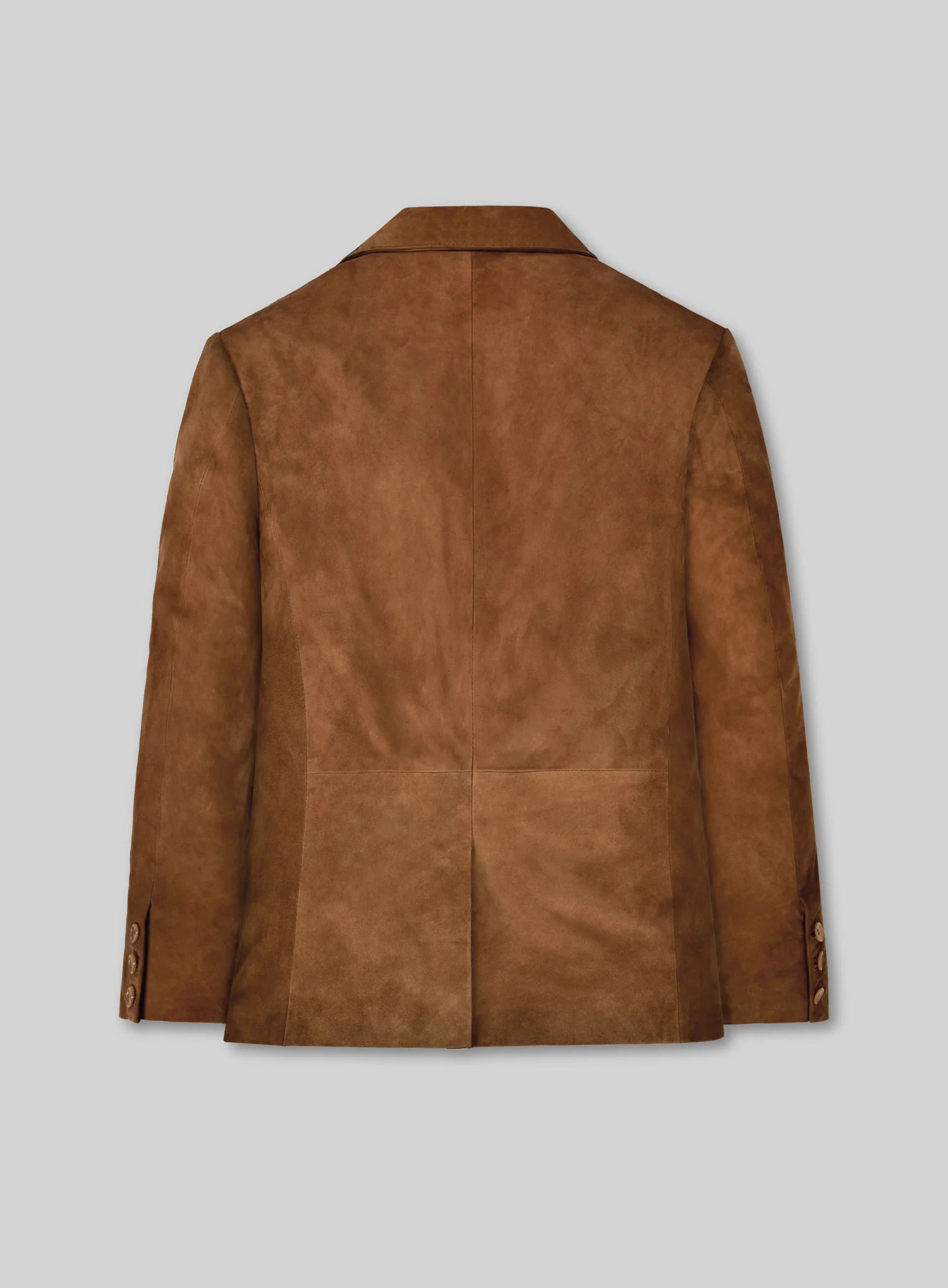 Suede Leather Blazer - Image 2