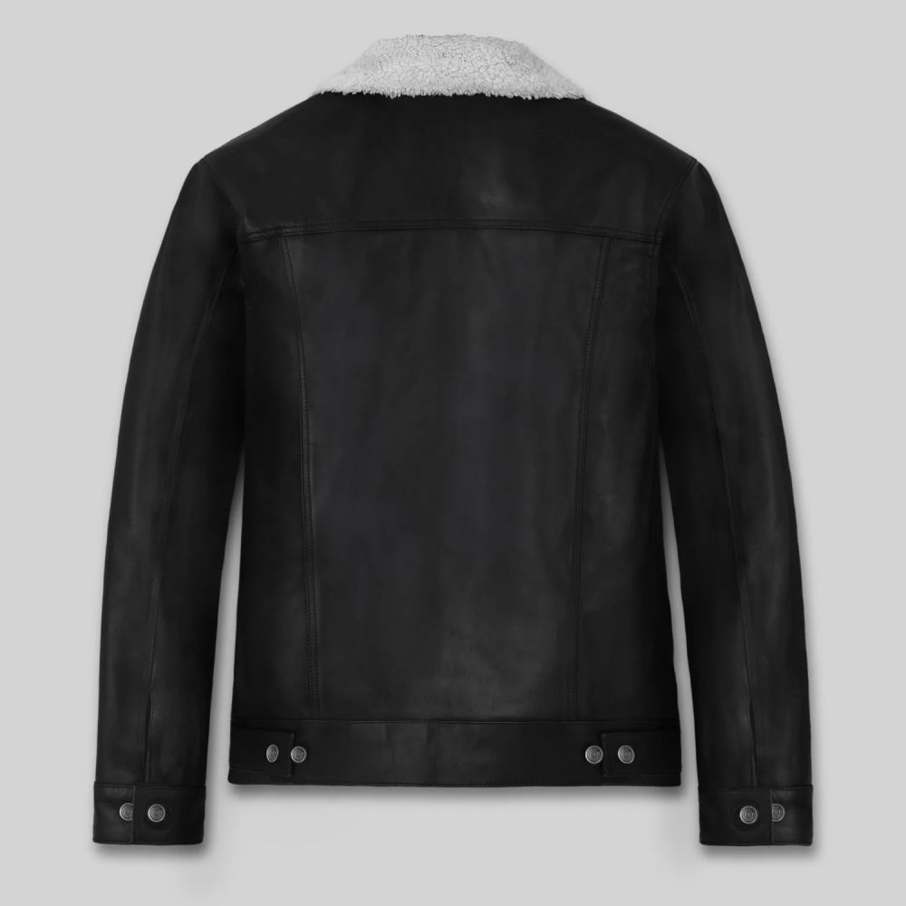 Leather Sherpa Jacket